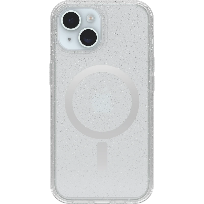 OtterBox iPhone 15 Symmetry Series for MagSafe Case Stardust Clear Glitter