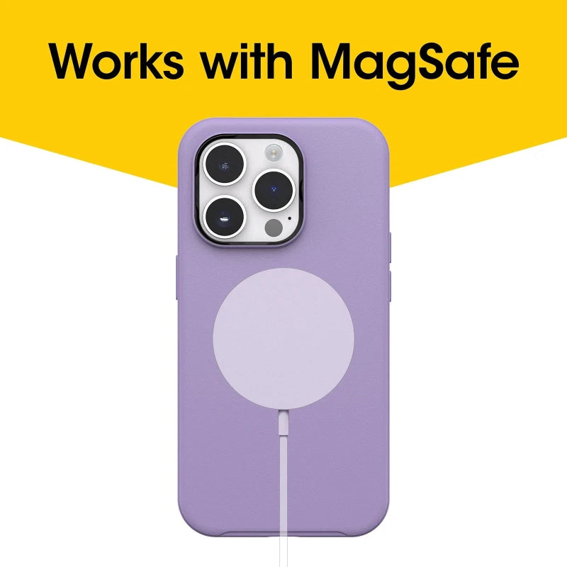 OtterBox iPhone 14 Pro Symmetry Series for MagSafe Case Lilac Purple