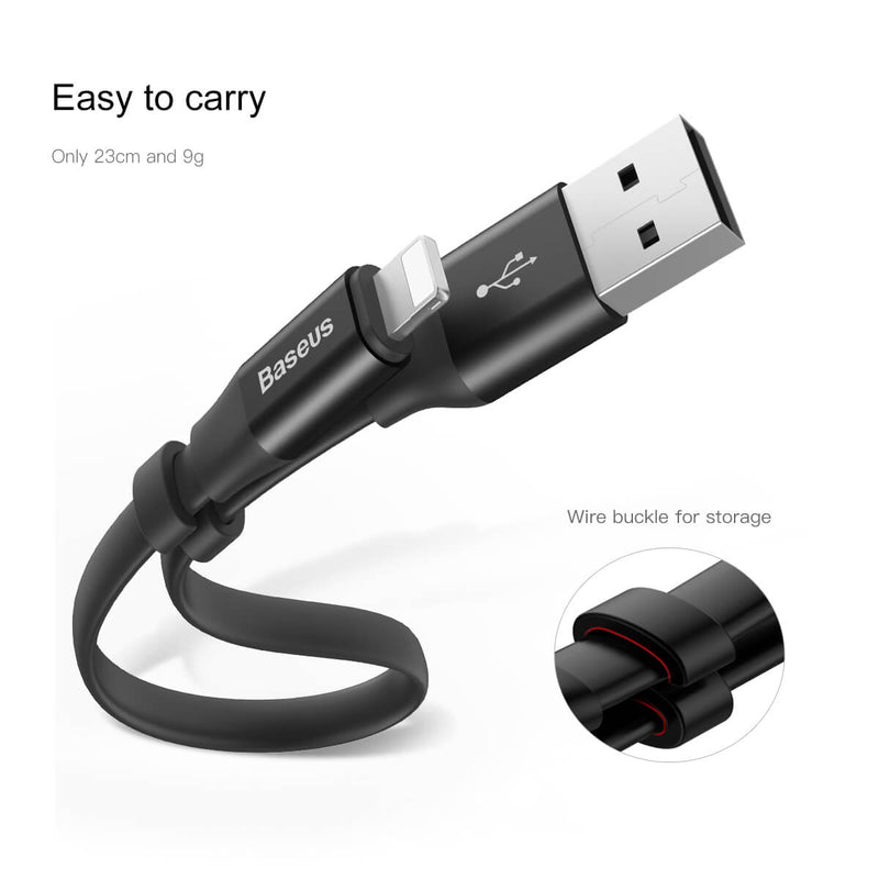 Baseus Nimble Portable Cable 2A USB to Lightning 23cm