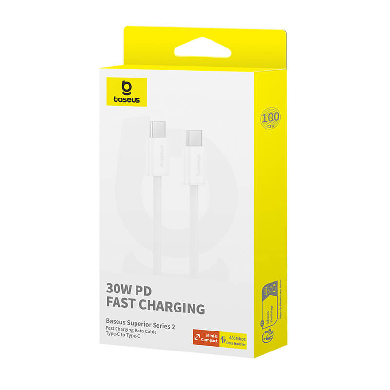 Mobie Superior Series 2 Fast Charging Data Cable Type-C to Type-C 30W 1m