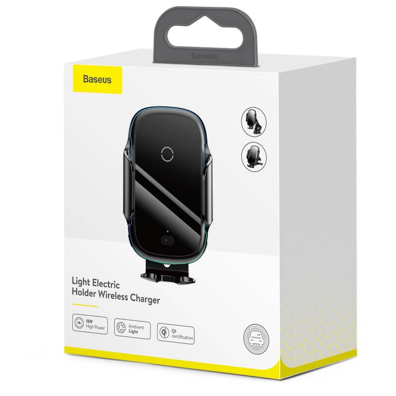 Baseus Light 15W Wireless Charger Car Mount WXHW03