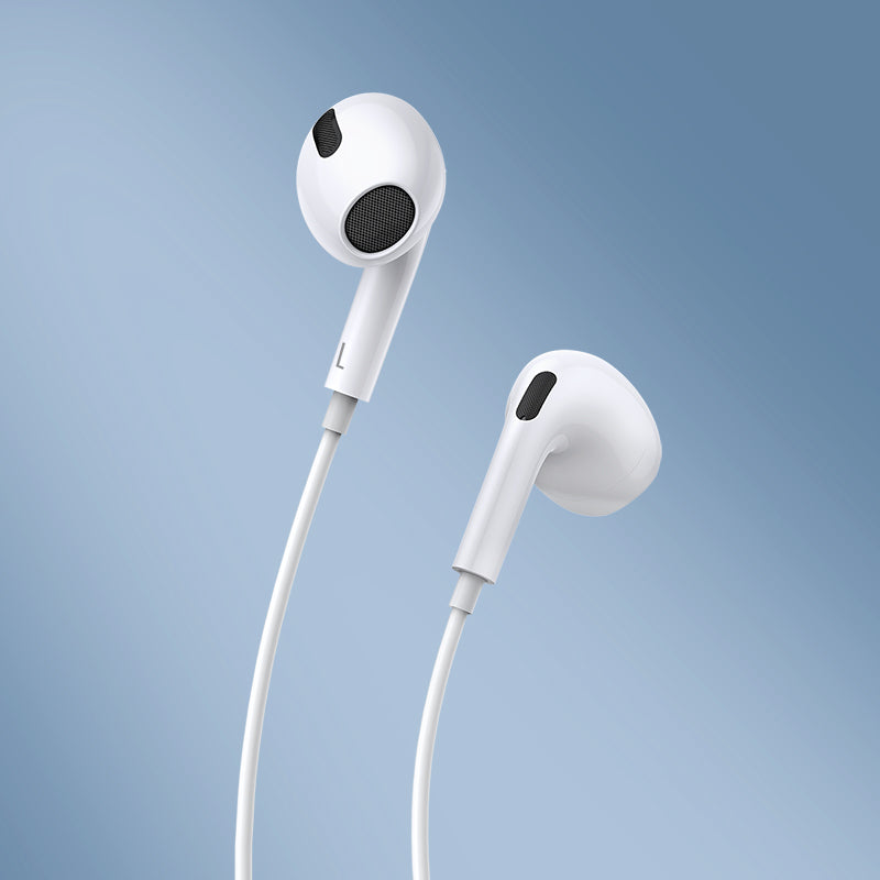 Baseus Encok Type-C Lateral In-ear Wired Earphone White C17