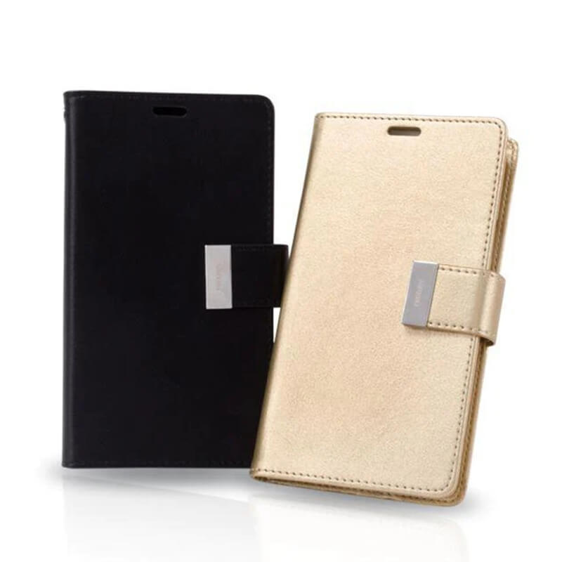 iPhone Xs Max Mercury Goospery Leather Rich Diary Wallet Flip Case