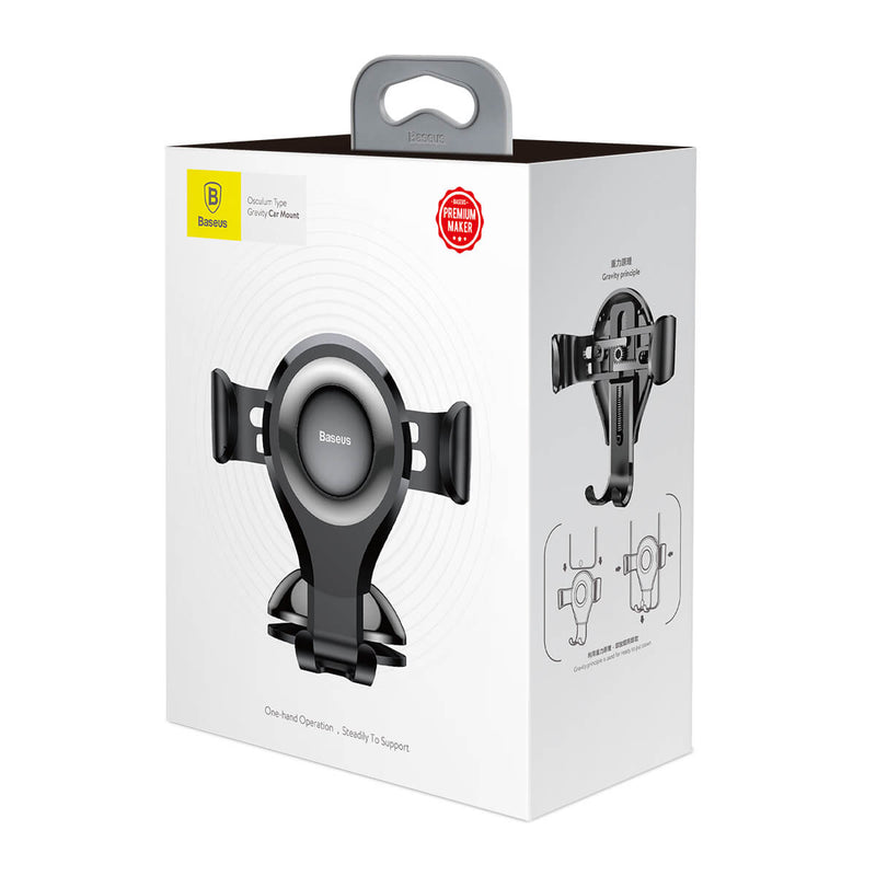 Baseus Osculum Type Gravity Car Mount Black