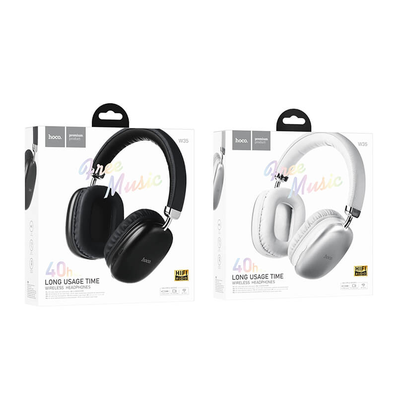 hoco. Bluetooth5.3 Wireless Headset 40 Hours Long Usage Time W35