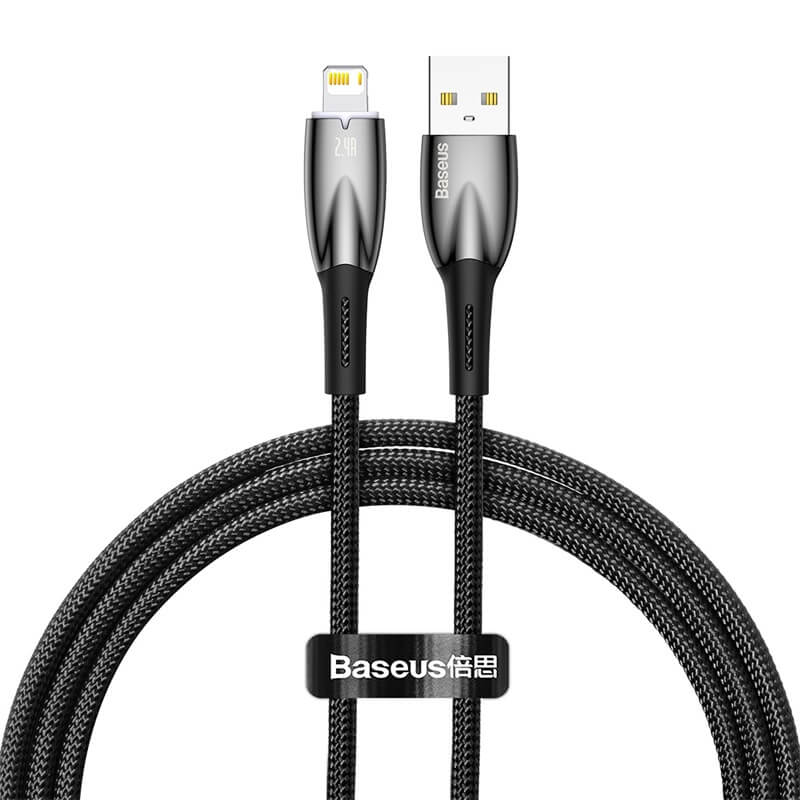 Baseus Glimmer Series Fast Charging Data Cable USB to Lightning 2.4A 2m