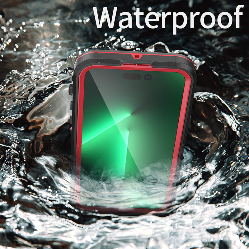 iPhone 14 Pro Redpepper IP68 Waterproof Shell Phone Case