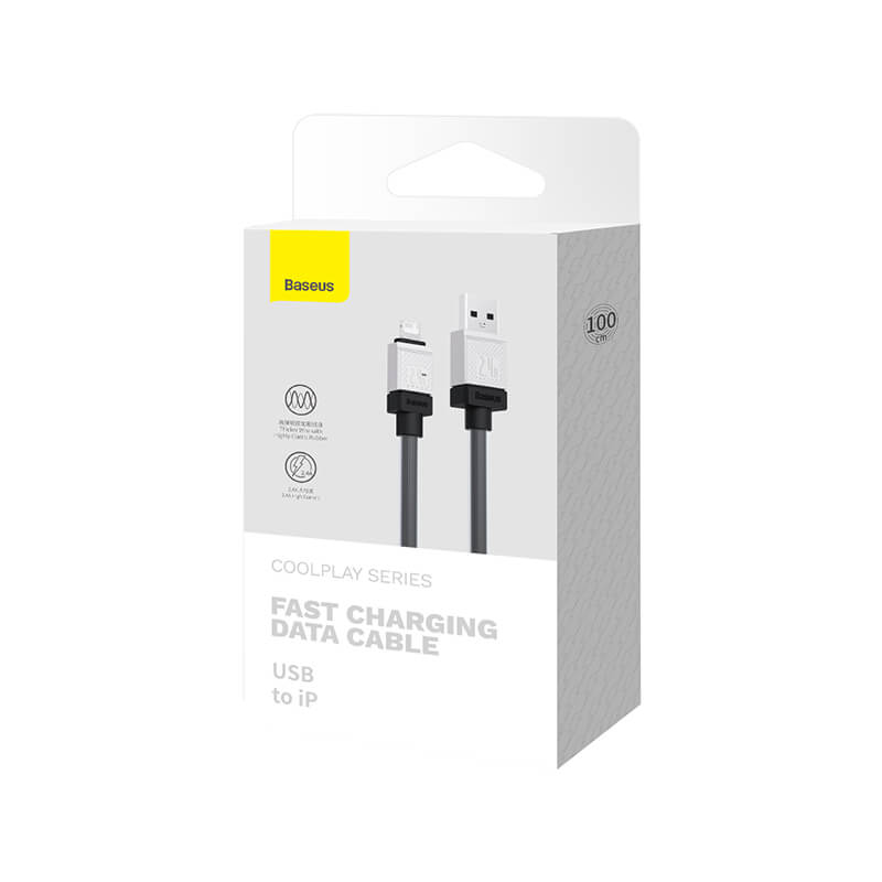 Baseus CoolPlay Series Fast Charging Cable USB to iP 2.4A 1m