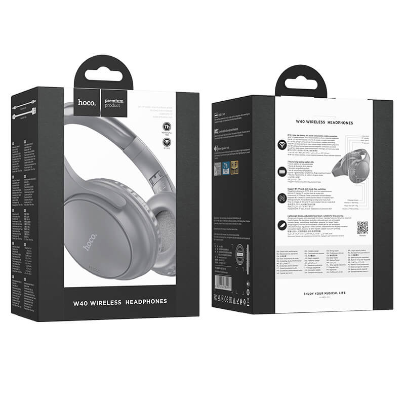 hoco. Mighty 5.3 Bluetooth Wireless Headphones W40