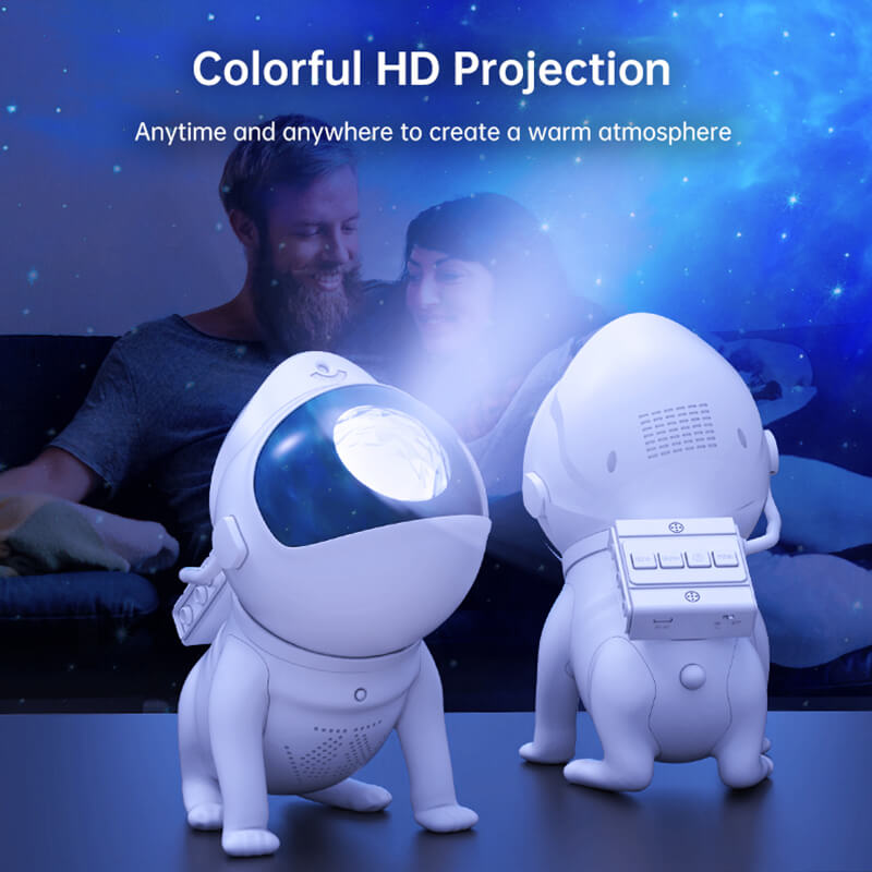 Mobie Space Dog Galaxy Projector with Bluetooth Speaker TKG06