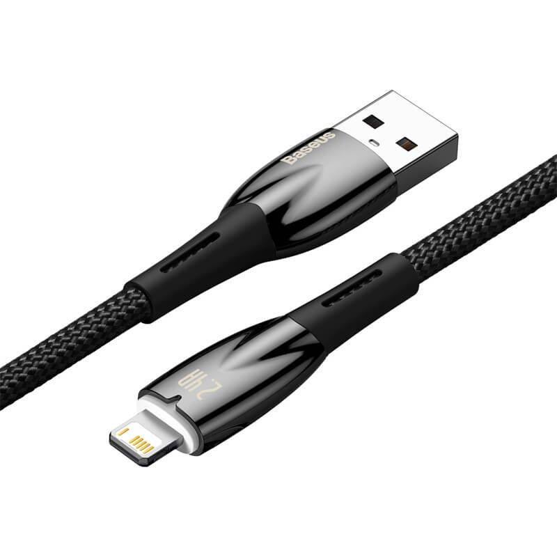 Baseus Glimmer Series Fast Charging Data Cable USB to Lightning 2.4A 1m