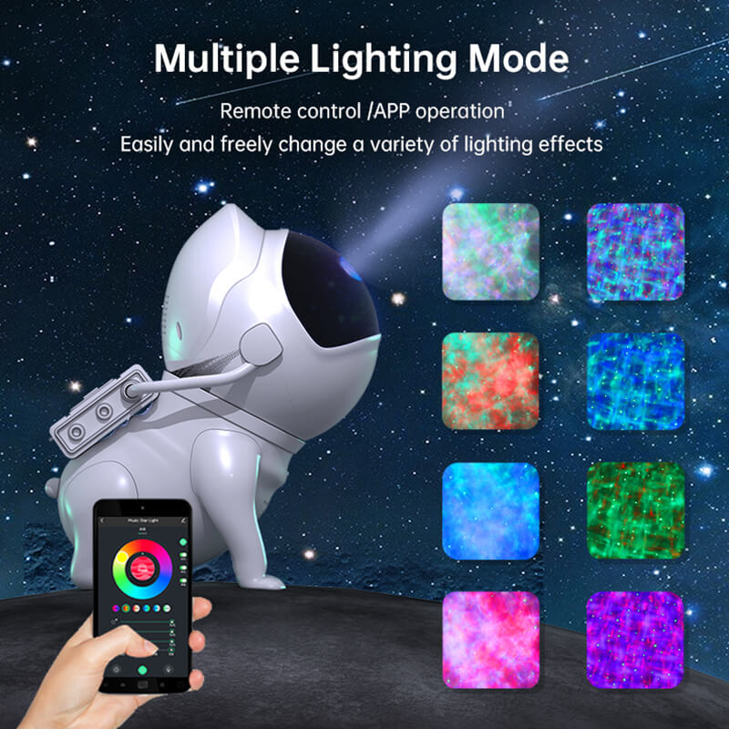 Mobie Space Dog Galaxy Projector with Bluetooth Speaker TKG06