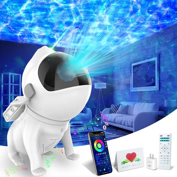 Mobie Space Dog Galaxy Projector with Bluetooth Speaker TKG06