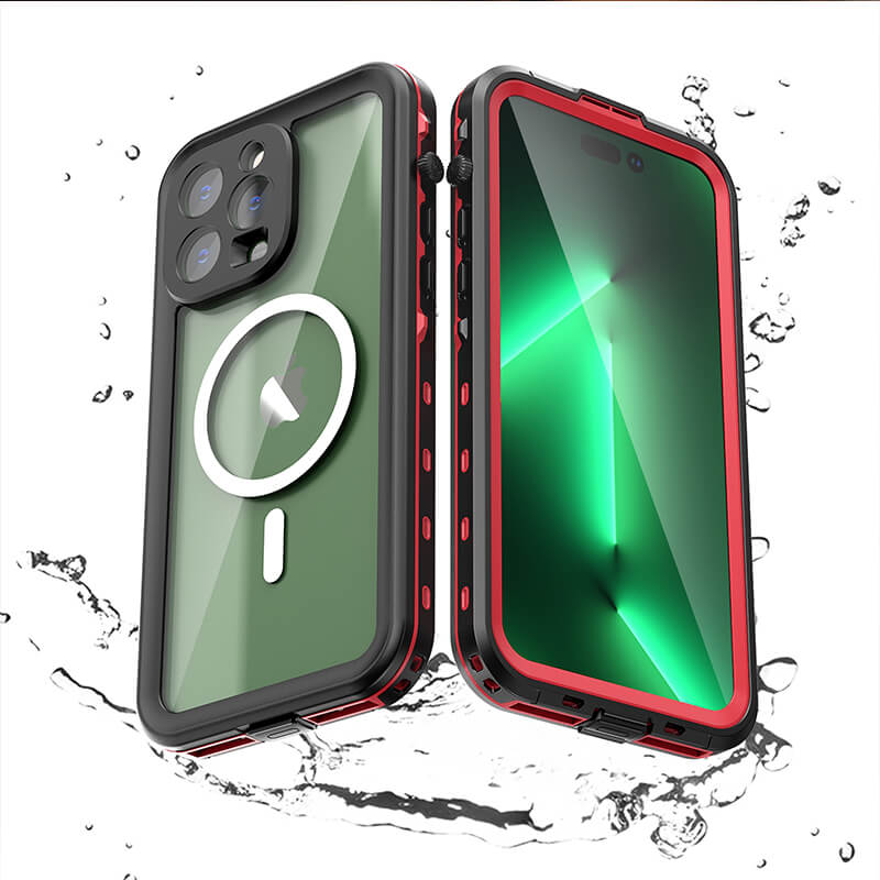 iPhone 14 Pro Redpepper IP68 Waterproof Shell Phone Case