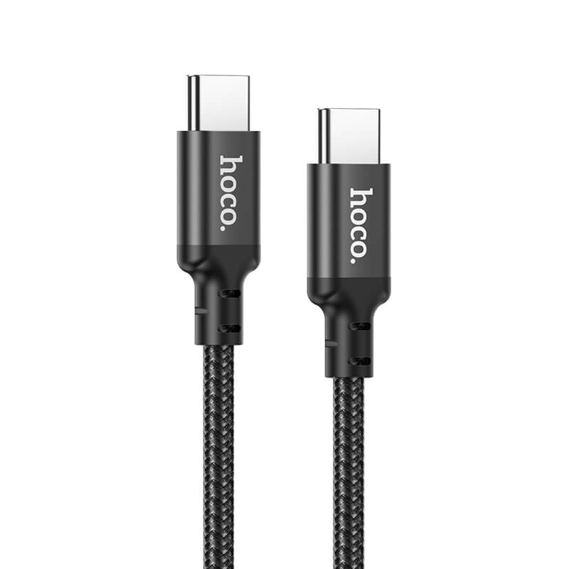 hoco. Double Speed 60W Charging Data Cable Type-C to Type-C 1m X14