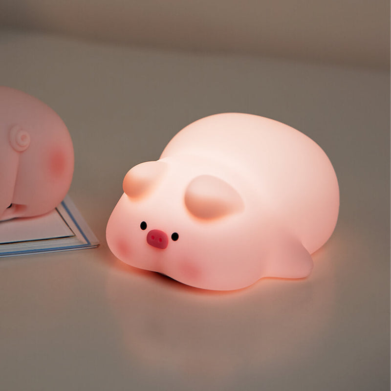 Mobie Lovely Pig Silicone Touch Night Light