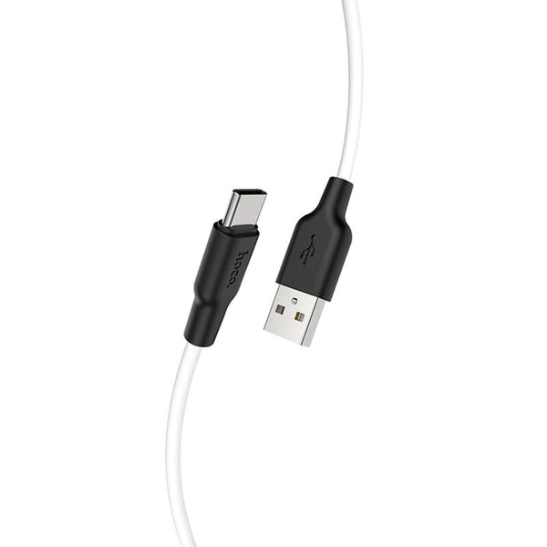 hoco. Silicone USB-A to Type-C Charging Data Cable 2m X21 Plus