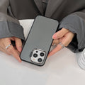 iPhone 15 Plus Invisible Lens Holder Ultra-thin Matte Phone Case