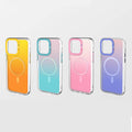 iPhone 15 Grace Series Semi Transparent Airbag Magsafe Phone Case