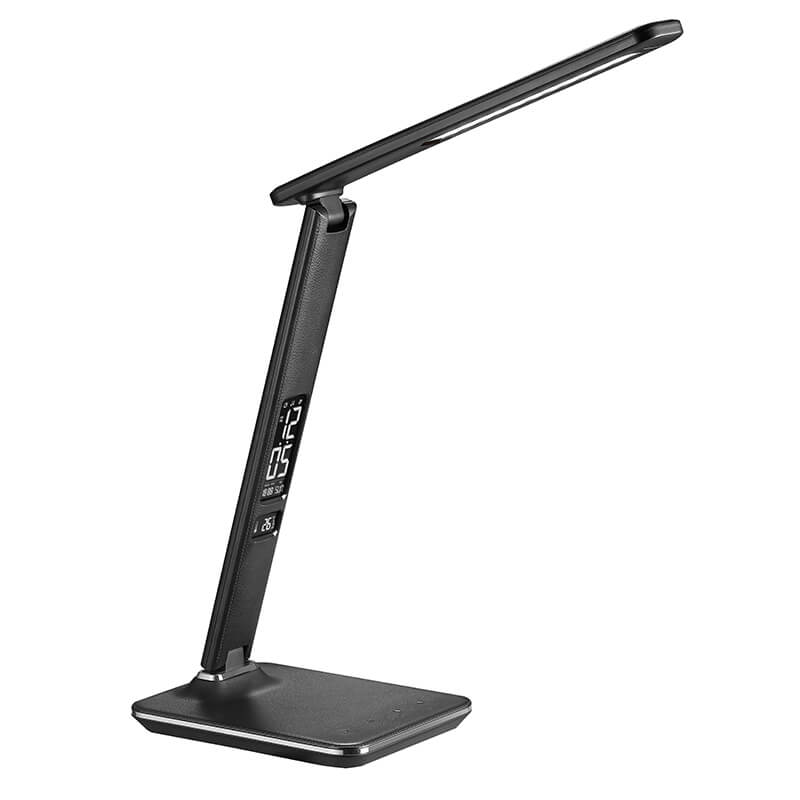 Mobie Foldable Leather Business Desk Lamp with Date Display U13