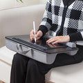 SAIJI Portable Laptop Lap Desk with Cushion D12