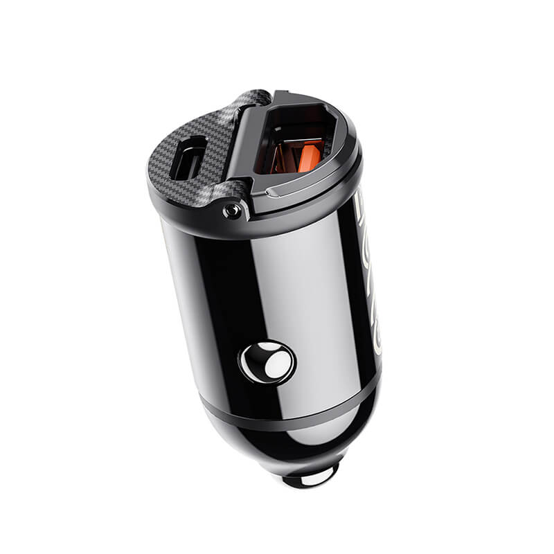 Rock Mini Dual-port A+C PD 30W Car Charger H18