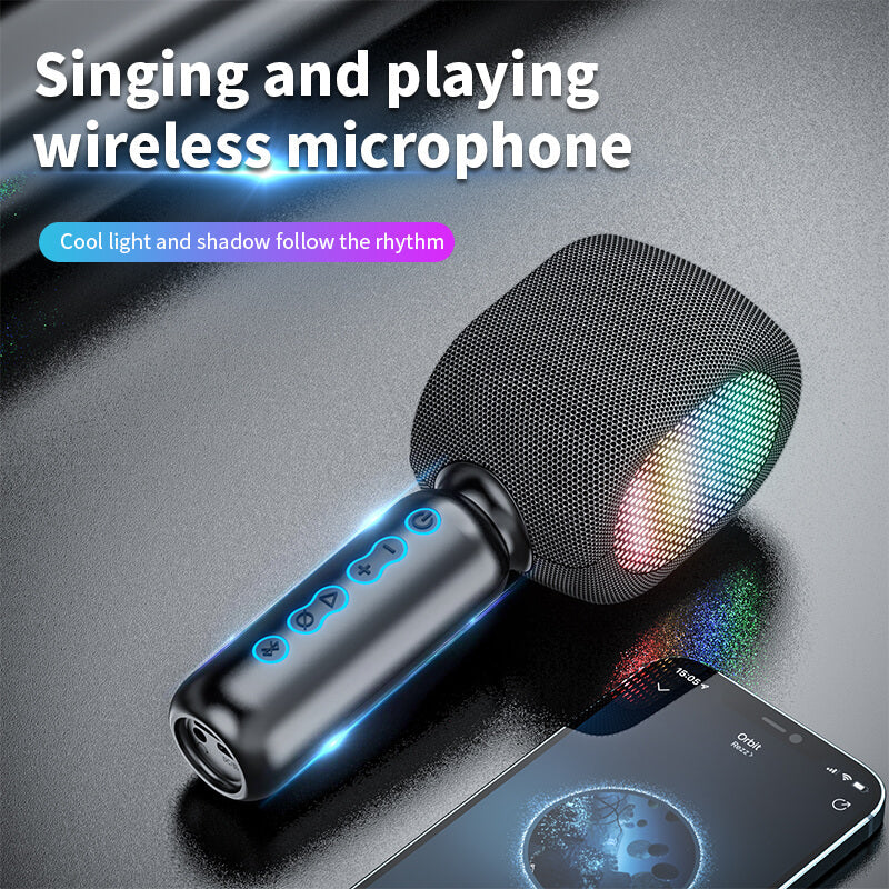 Aodasen Portable Wireless Bluetooth Karaoke Mic Speaker JY-57