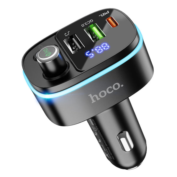hoco. Fast PD 20W+QC 3.0 Car Bluetooth FM transmitter