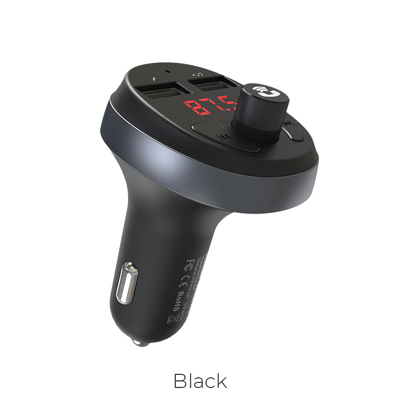 hoco. Bluetooth FM Transmitter Car Charger with Hands-Free Calling