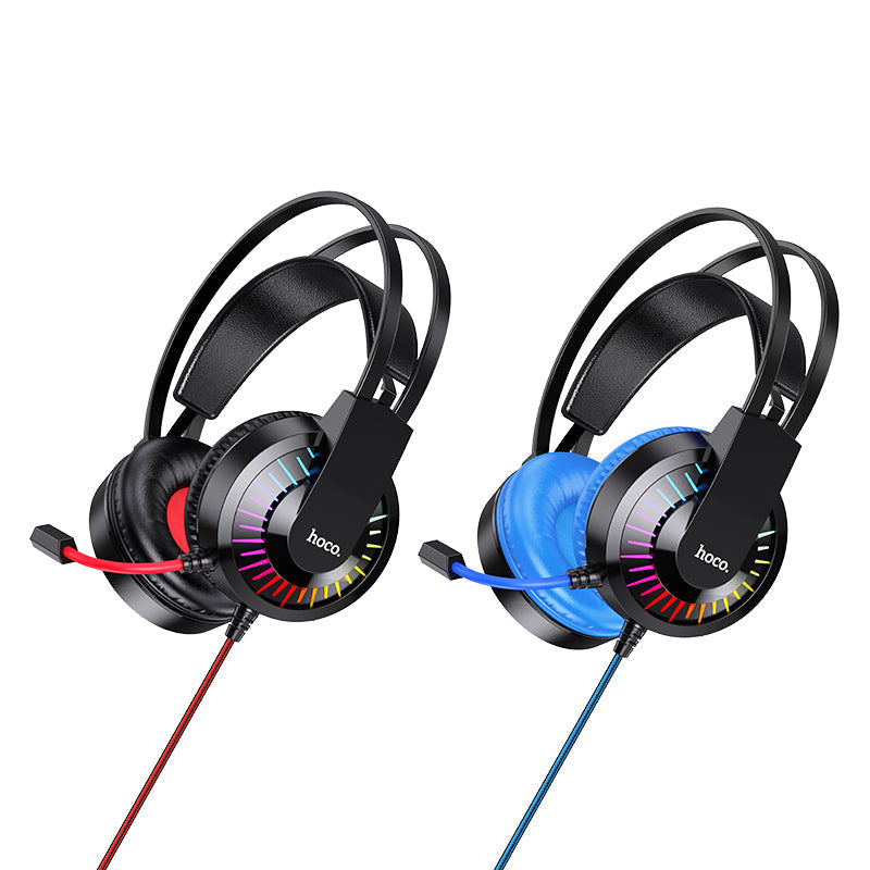 hoco. Joyful Gaming Headset with Mic and LED Light W105