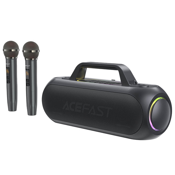 Acefast Party Karaoke All-in-one Audio Set with 2 Wireless Microphones K1