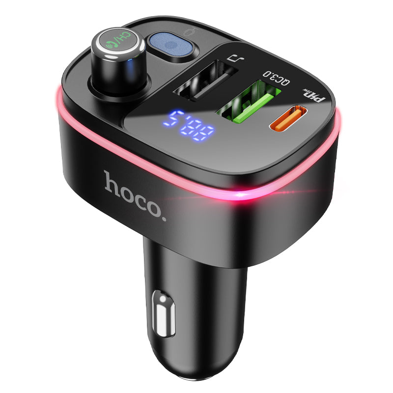 hoco. Fast PD 20W+QC 3.0 Car Bluetooth FM transmitter