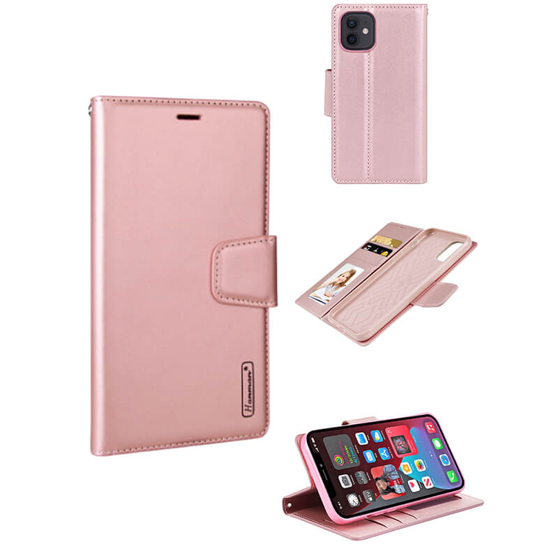 iPhone 12 Pro Max Luxury Hanman Leather Wallet Flip Case