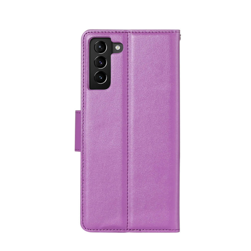 Samsung Galaxy S21 Luxury Hanman Leather Wallet Flip Case Cover