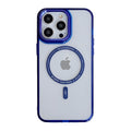 iPhone 15 AllureEyes Colorful Frame Transparent Phone Case with Magsafe