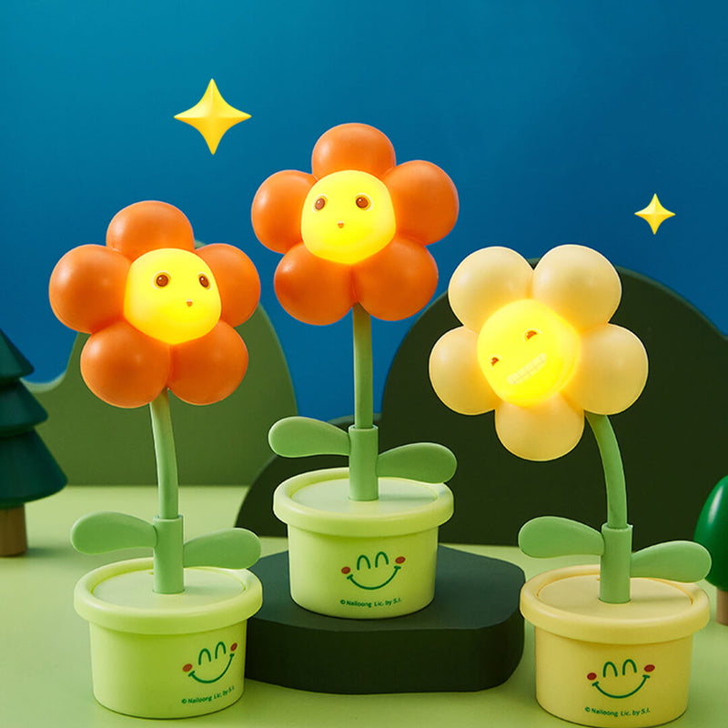 Mobie Nailong Flower Potted Plant Night Light JS-0226