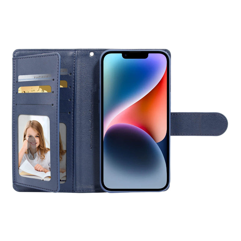 iPhone 11 Luxury Hanman Leather Dual Wallet Filp Case Cover