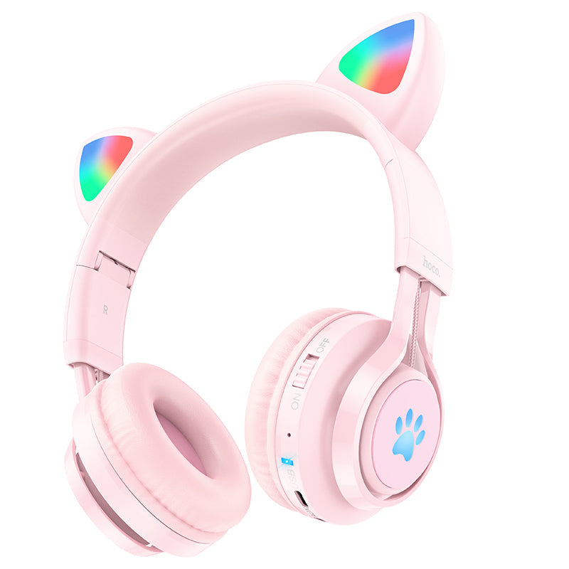 hoco. Cat Ear Kids 5.3 Bluetooth Headphones W39