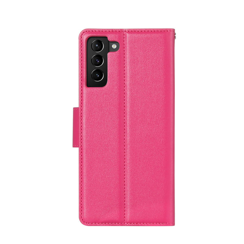 Samsung Galaxy S21 Luxury Hanman Leather Wallet Flip Case Cover