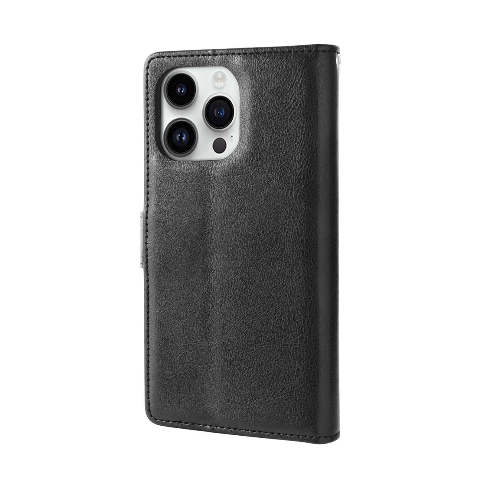 Samsung Galaxy S24 Ultra Luxury Hanman Leather Dual Wallet Flip Case