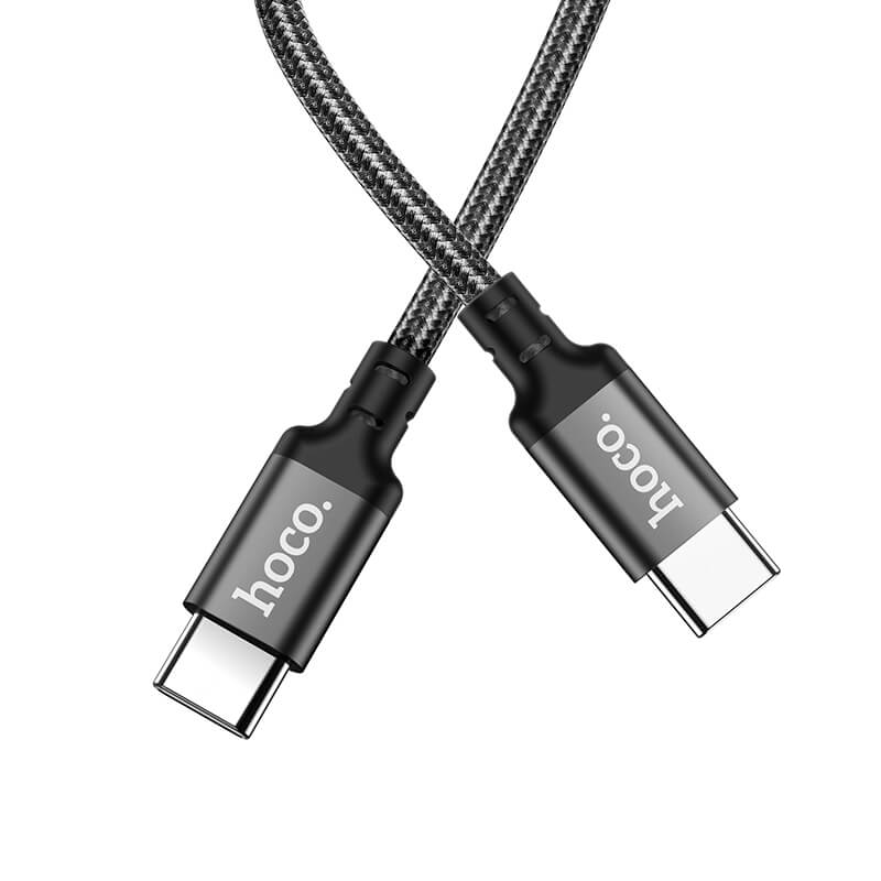 hoco. Double Speed 60W Charging Data Cable Type-C to Type-C 1m X14