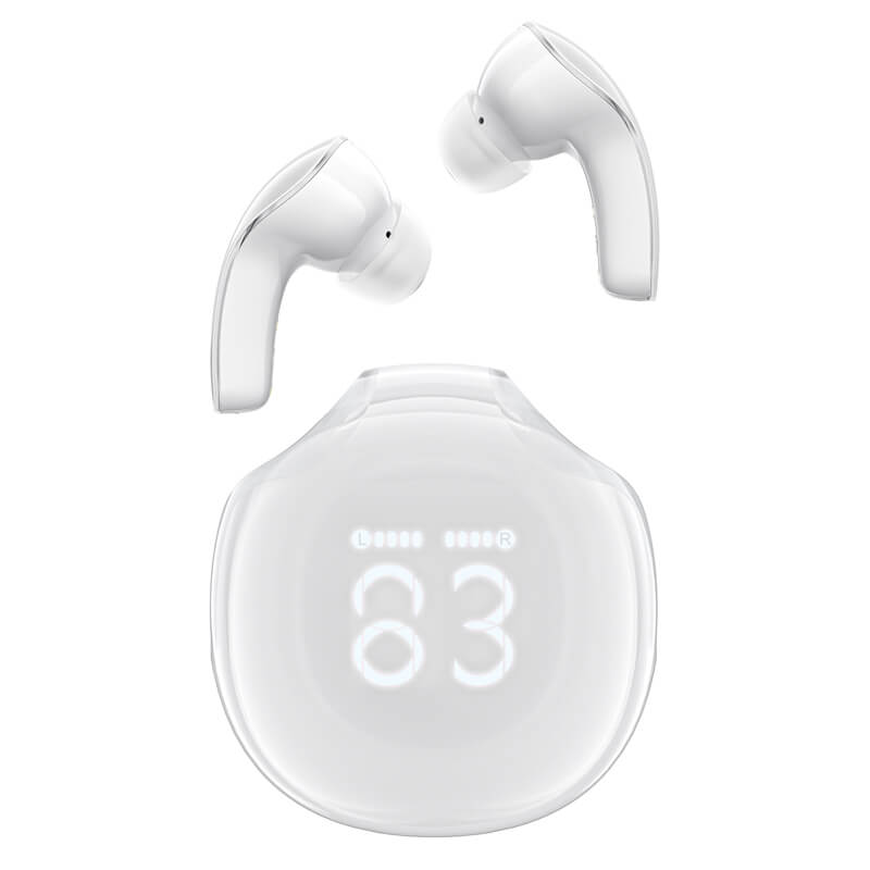 Acefast Crystal In-Ear LED Display ENC Noise Canceling Wireless Earbuds T9