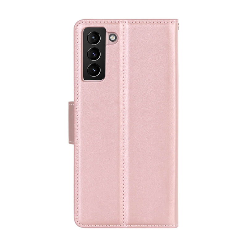 Samsung Galaxy S21 Luxury Hanman Leather Wallet Flip Case Cover