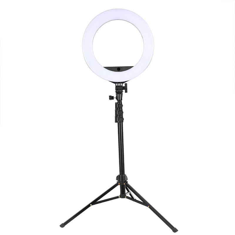 HQ 14 inch(33cm) LED Soft Ring Light with 1.9M Tripod Stand & 3 Phone Holders