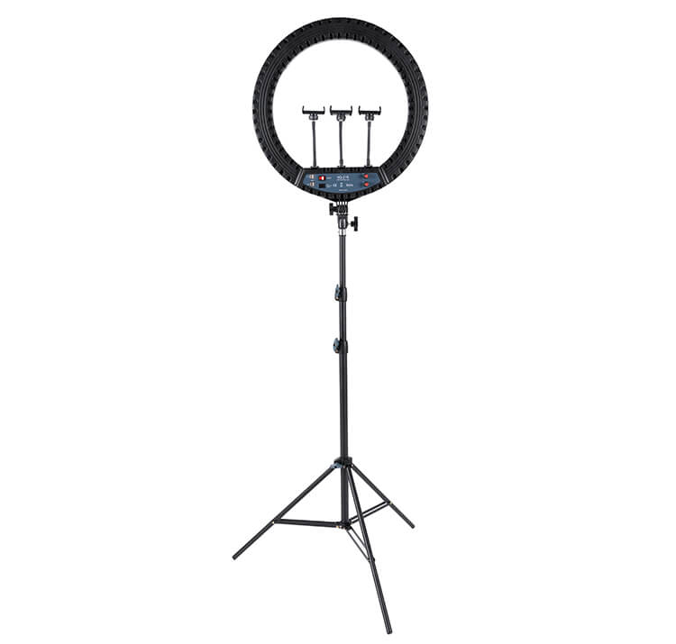HQ 21 inch(53cm) LED Soft Ring Light with 1.9M Tripod Stand & 3 Phone Holders