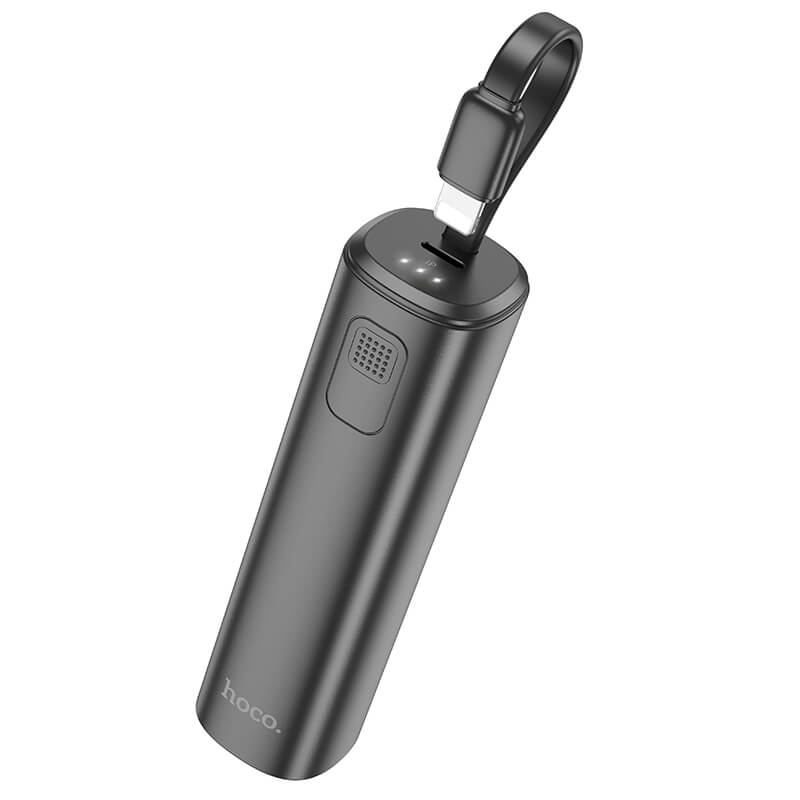 hoco. Energy-bar Power Bank With Type C Lightning Cable 5000mAh J113