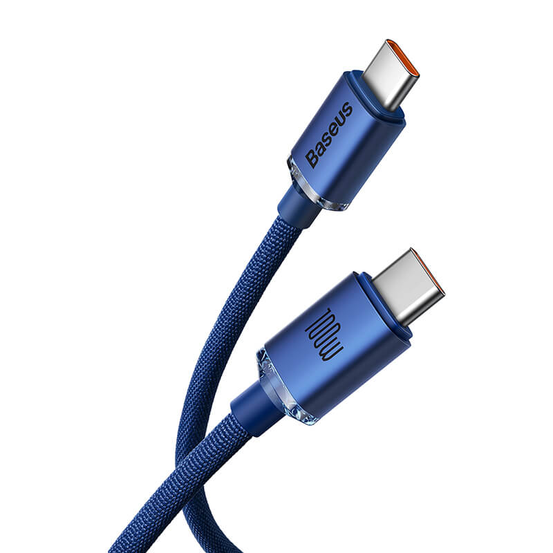 Baseus Crystal Shine Series Fast Charging Data Cable Type-C to Type-C 100W 1.2m