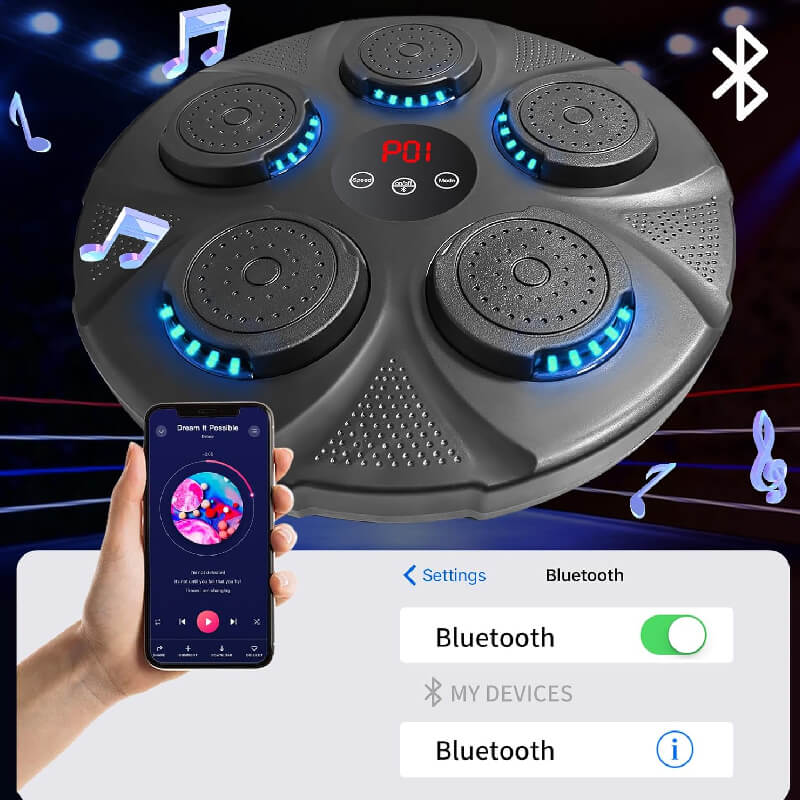 Mobie Electronic Wall Mounted Smart Music Boxing Target