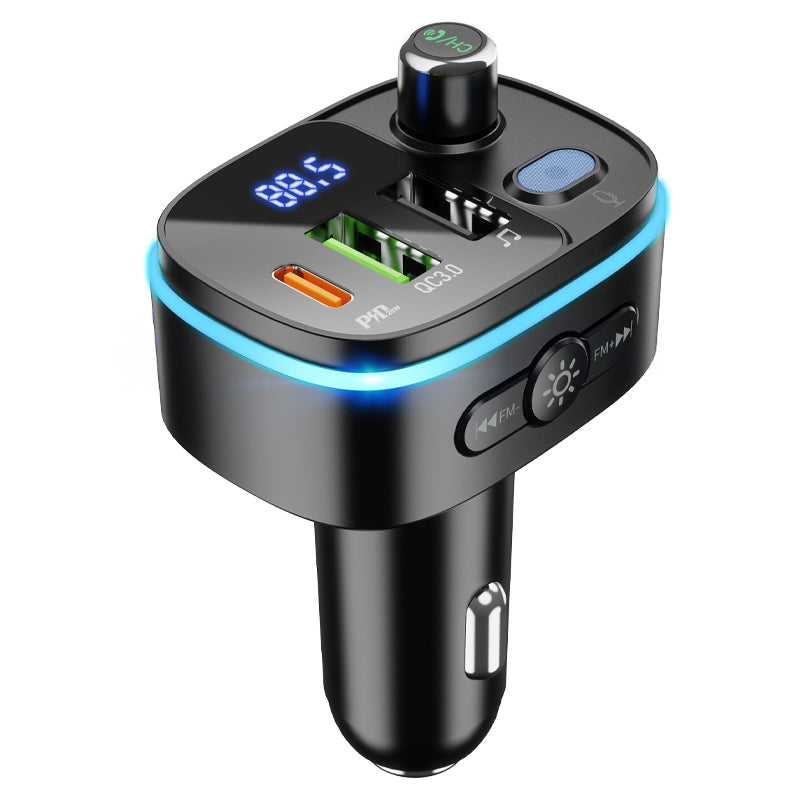 hoco. Fast PD 20W+QC 3.0 Car Bluetooth FM transmitter