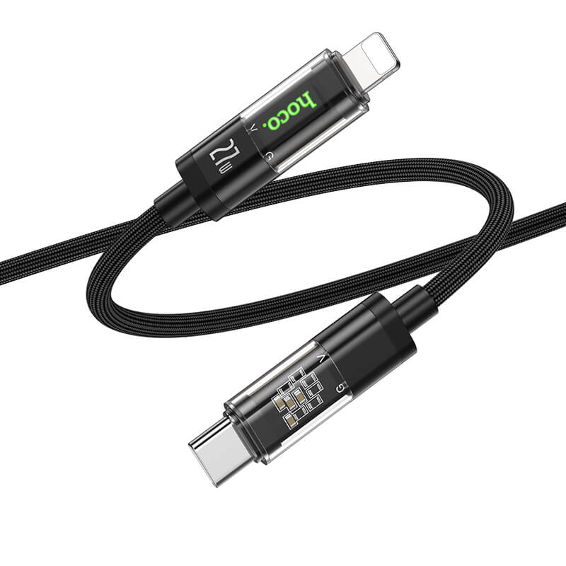 hoco. Transparent Discovery Edition 20W PD Charging Data Cable for iP U116